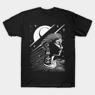 Starseed Space Traveler Woman Illustration T-Shirt